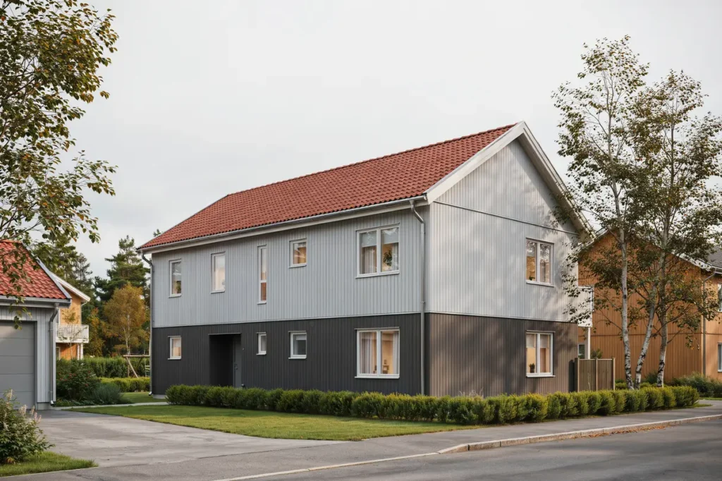 byte av takr nnor och stupr r p bostadshus i skarpn ck farsta